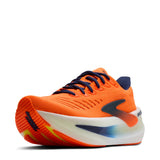 Orange shoes, side view