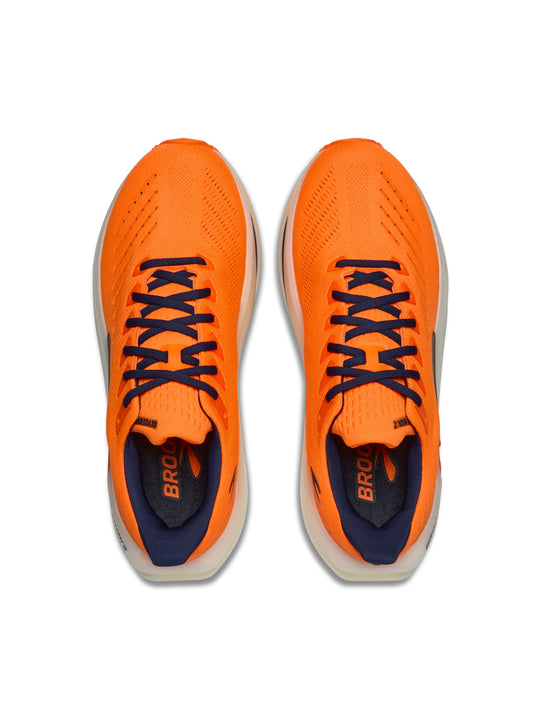 Orange shoes, front view