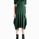 Green dress, front view