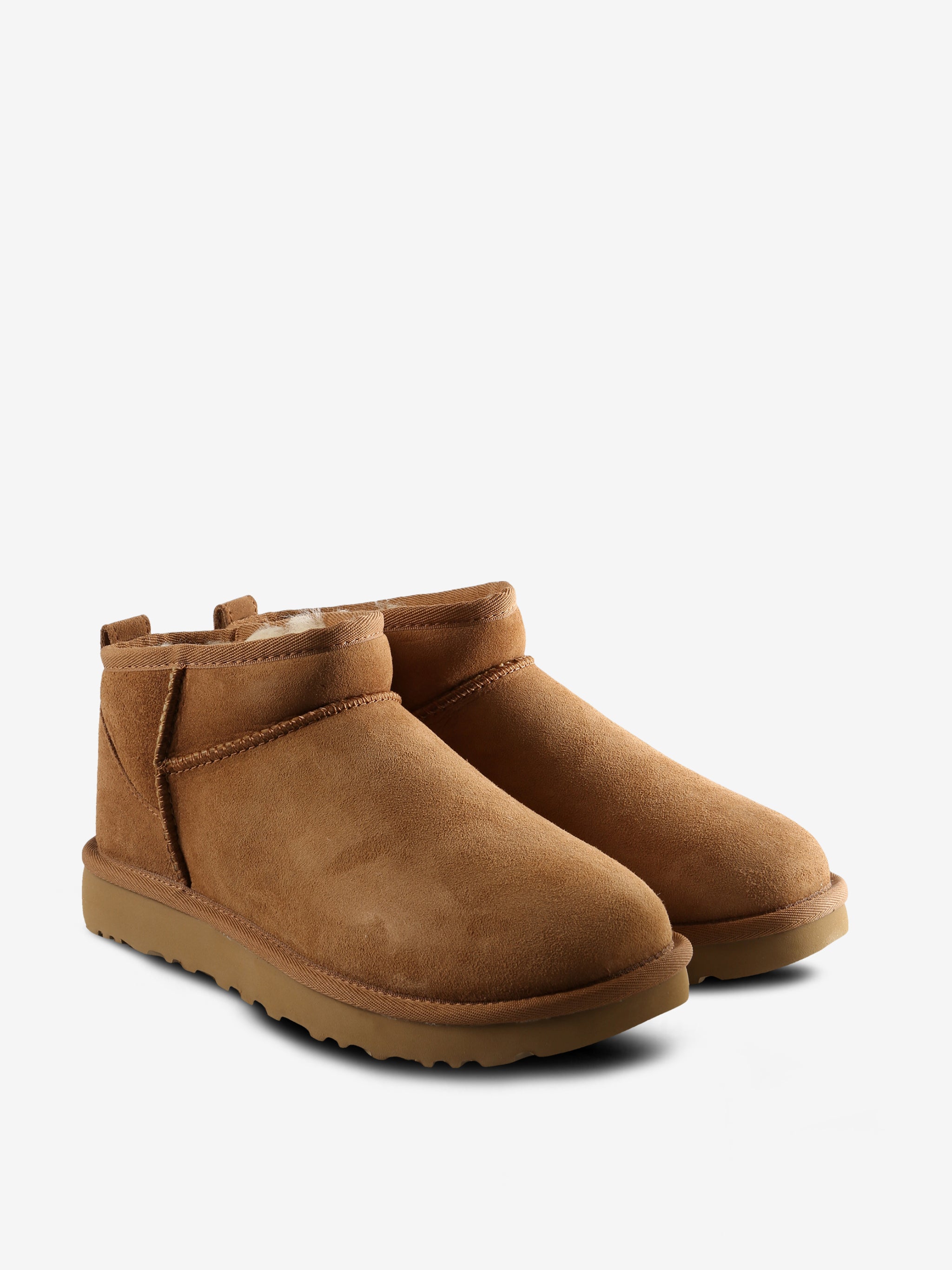 Brown shoes, side view