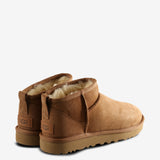 Brown shoes, back view