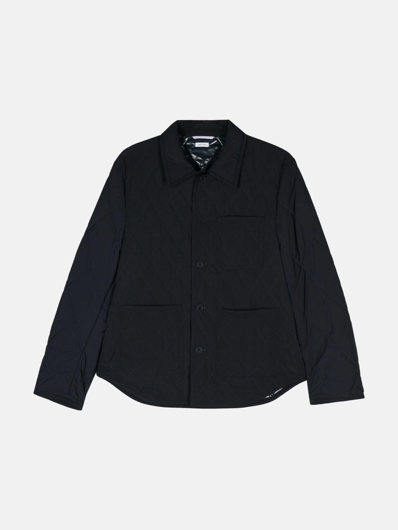 THOM BROWNE - Men Quilted Shirt Jacket Withapplied Pockets