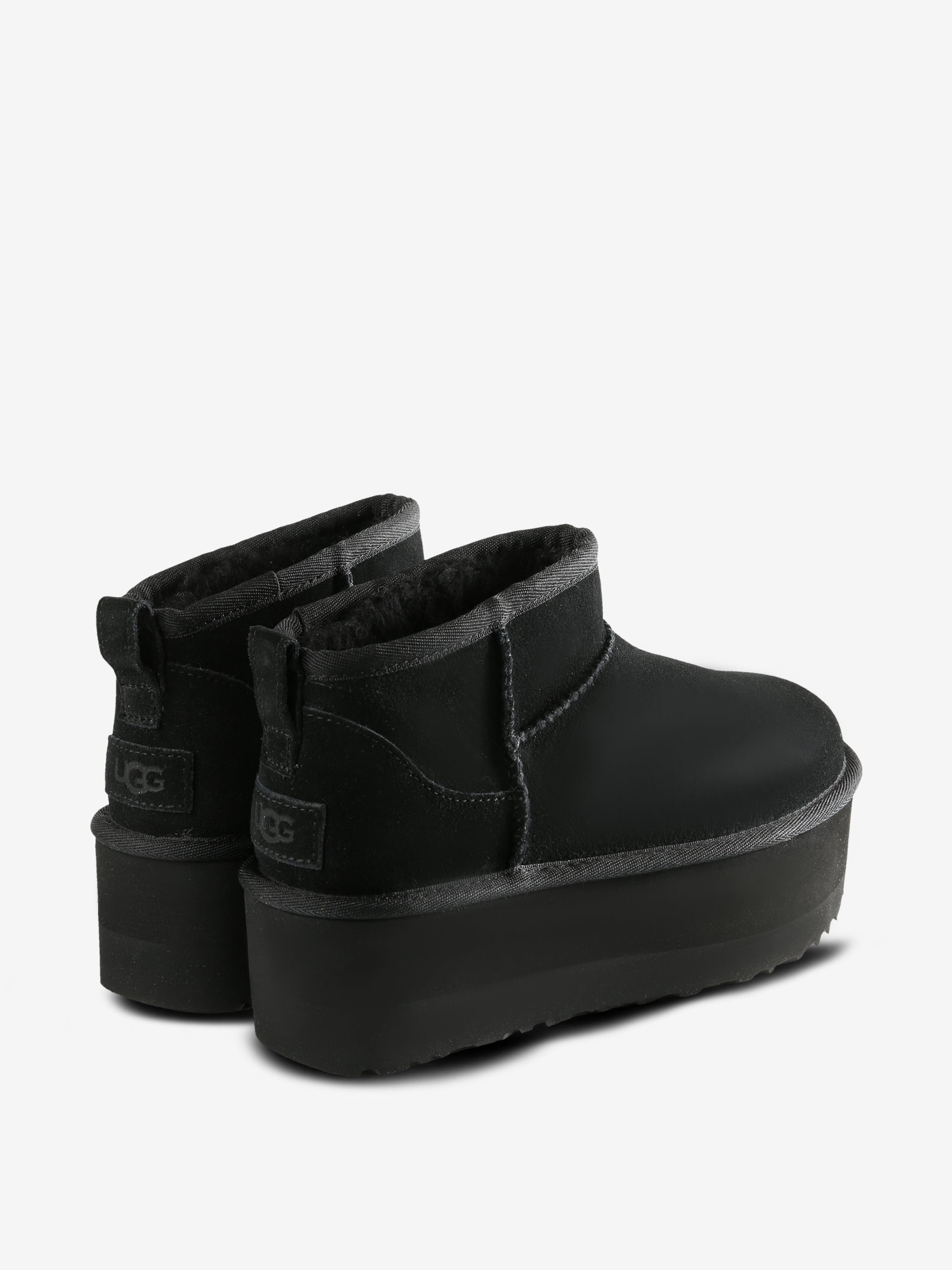 Black shoes,back view