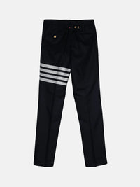 THOM BROWNE - Men Low Rise Drop Crotch Backstrap Trouser In Engineered 4 Bar Flannel