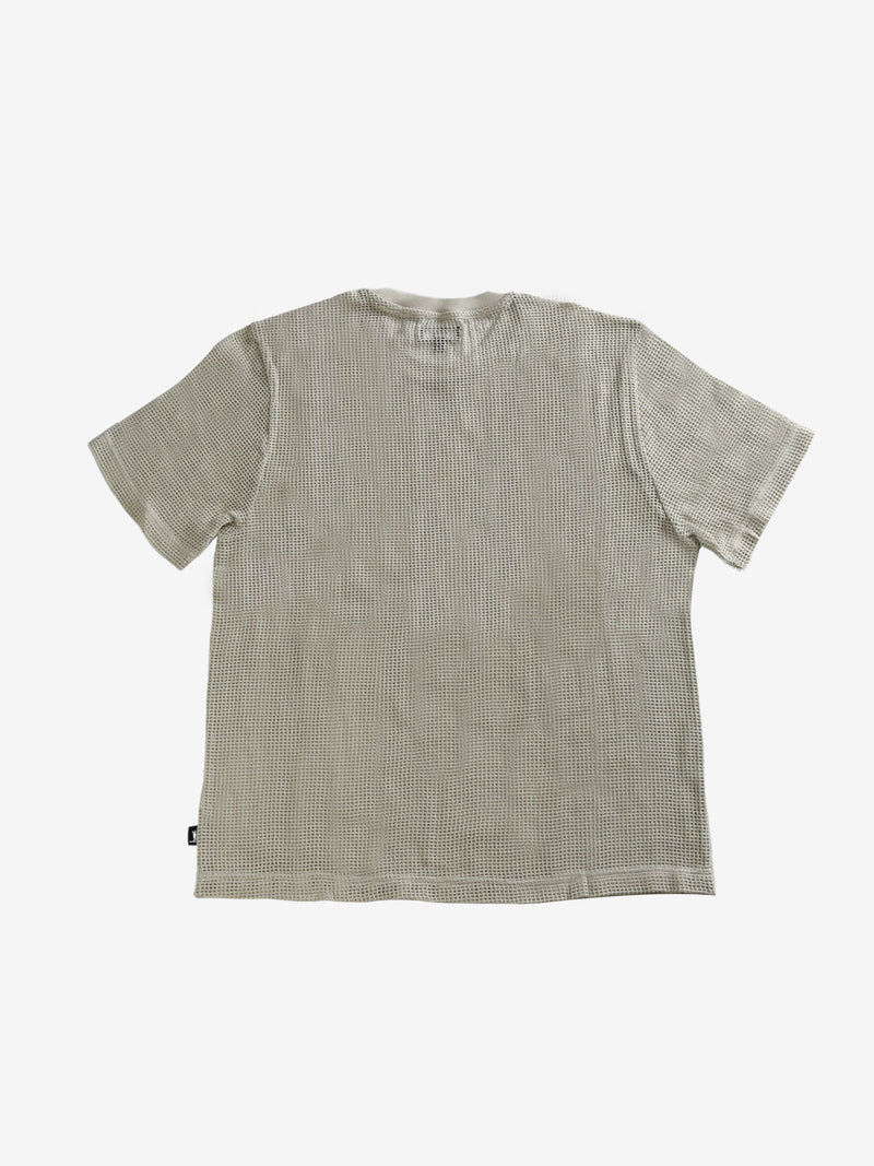 STUSSY - Men Cotton Mesh Short Sleeve Crew Tee