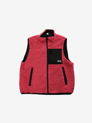 STUSSY - Men Sherpa Reversible Vest