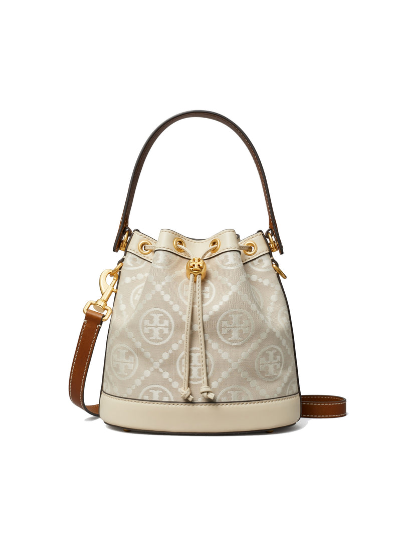 TORY BURCH - Women T Monogram Embossed-logo Bucket Bag