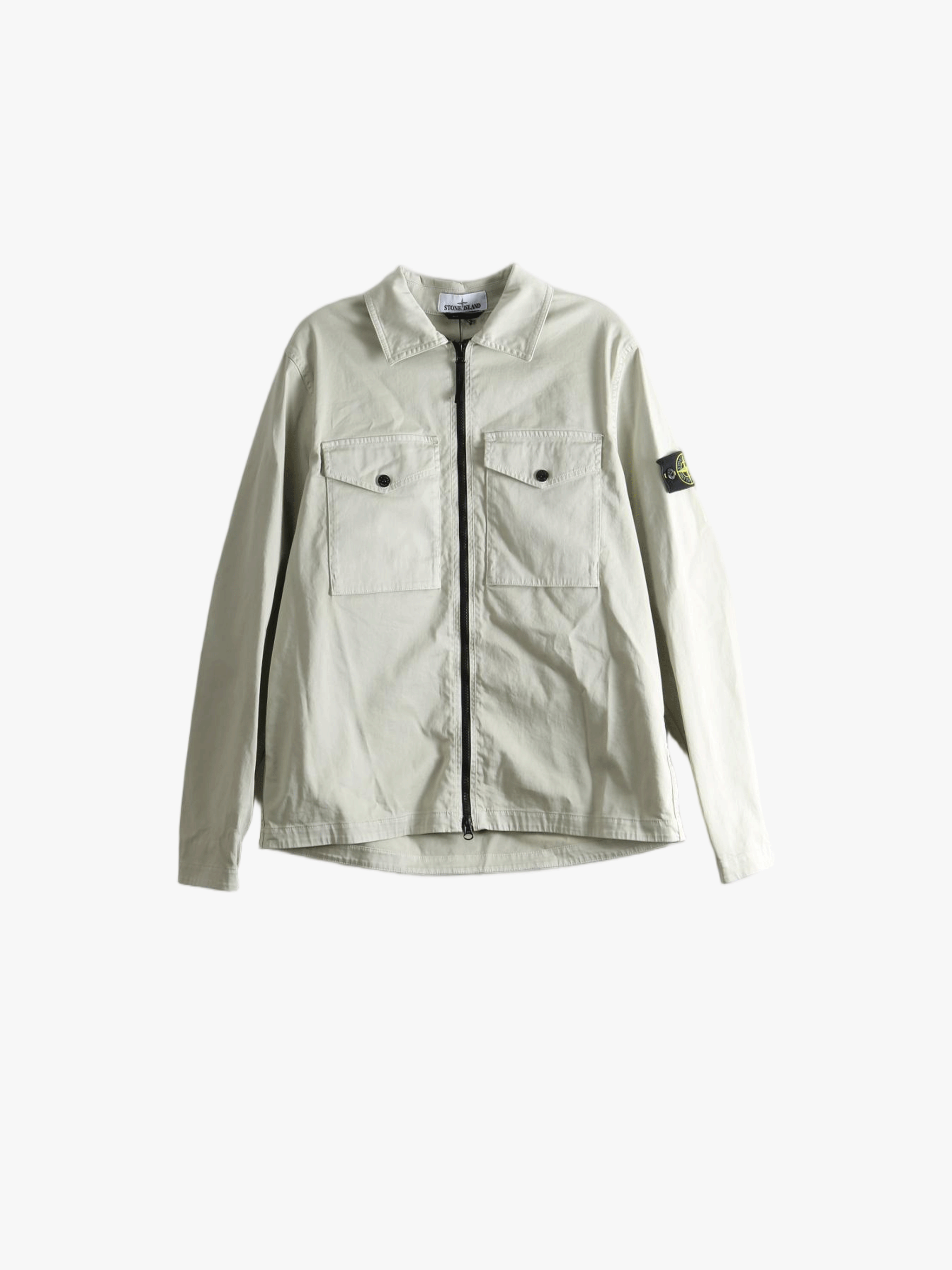 Tan shirt, front view