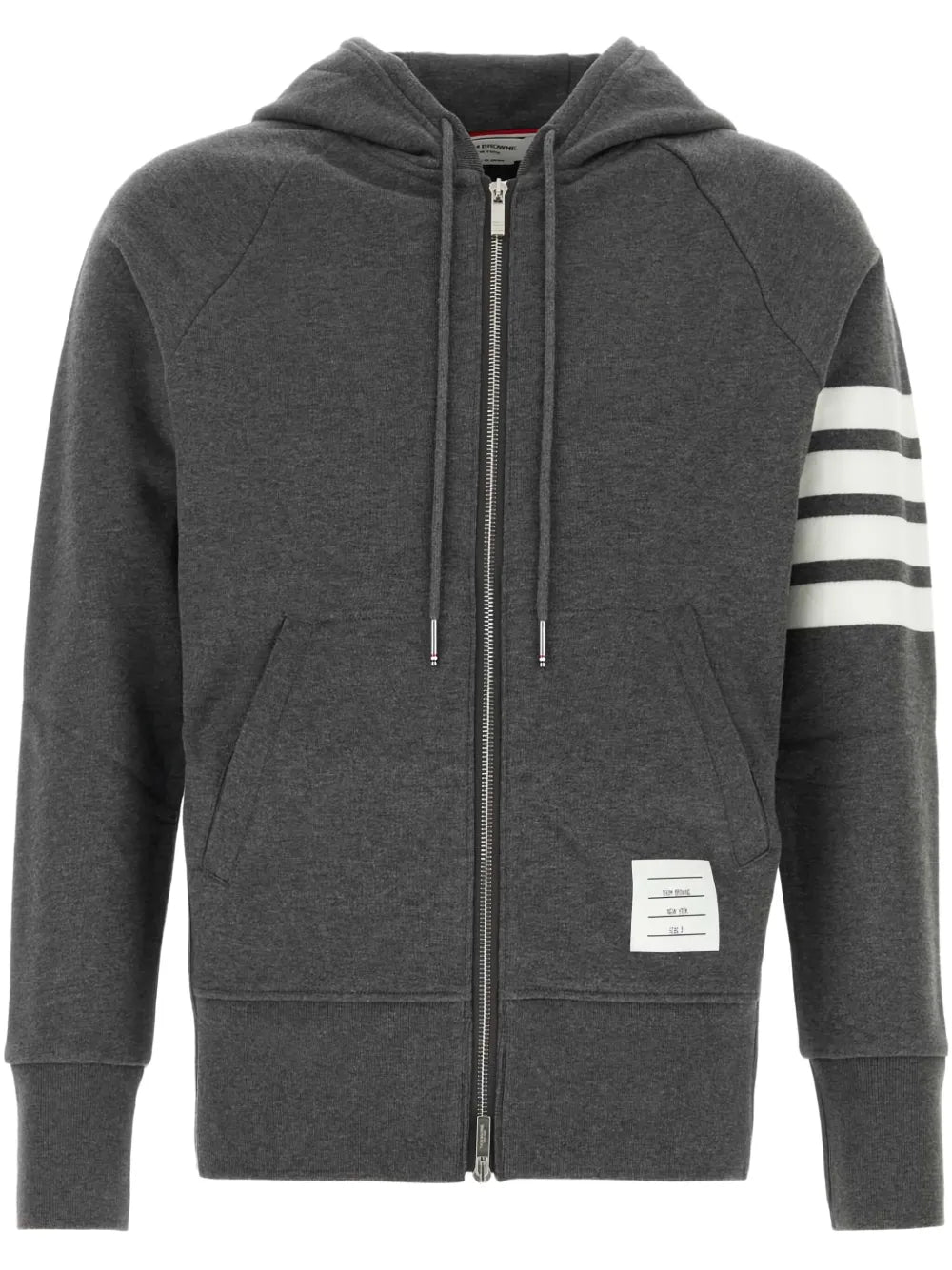 Grey hoodie, front view