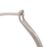 WERKSTATT MUNCHEN - Hoop Earrings Fine Hammered M4512