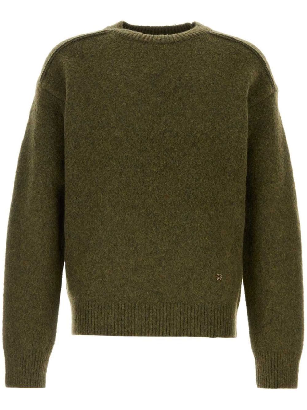 BURBERRY - Men Brushed Lambswool Crewneck