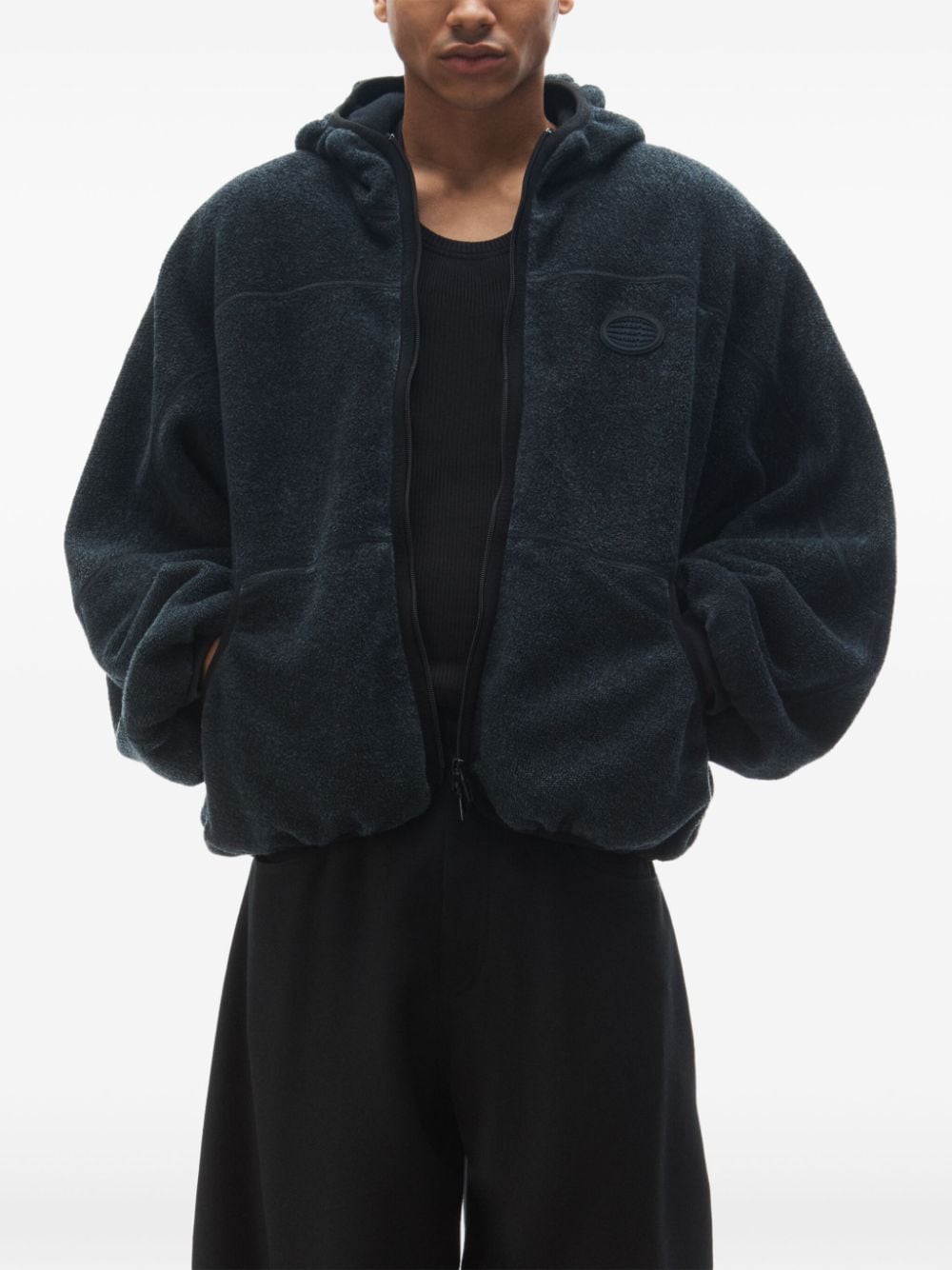 ALEXANDER WANG - Women Oversized Hoodie W/ Sporty Coverstitch