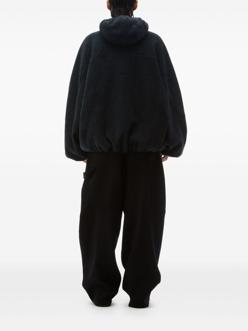 ALEXANDER WANG - Women Oversized Hoodie W/ Sporty Coverstitch