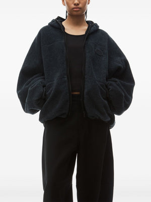 ALEXANDER WANG - Women Oversized Hoodie W/ Sporty Coverstitch