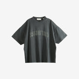 Black t-shirt, front view