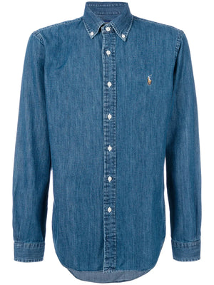 POLO RALPH LAUREN - Long Sleeve Denim Sport Shirt