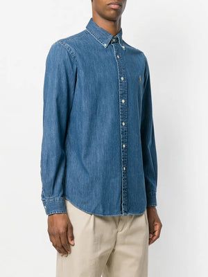 POLO RALPH LAUREN - Long Sleeve Denim Sport Shirt