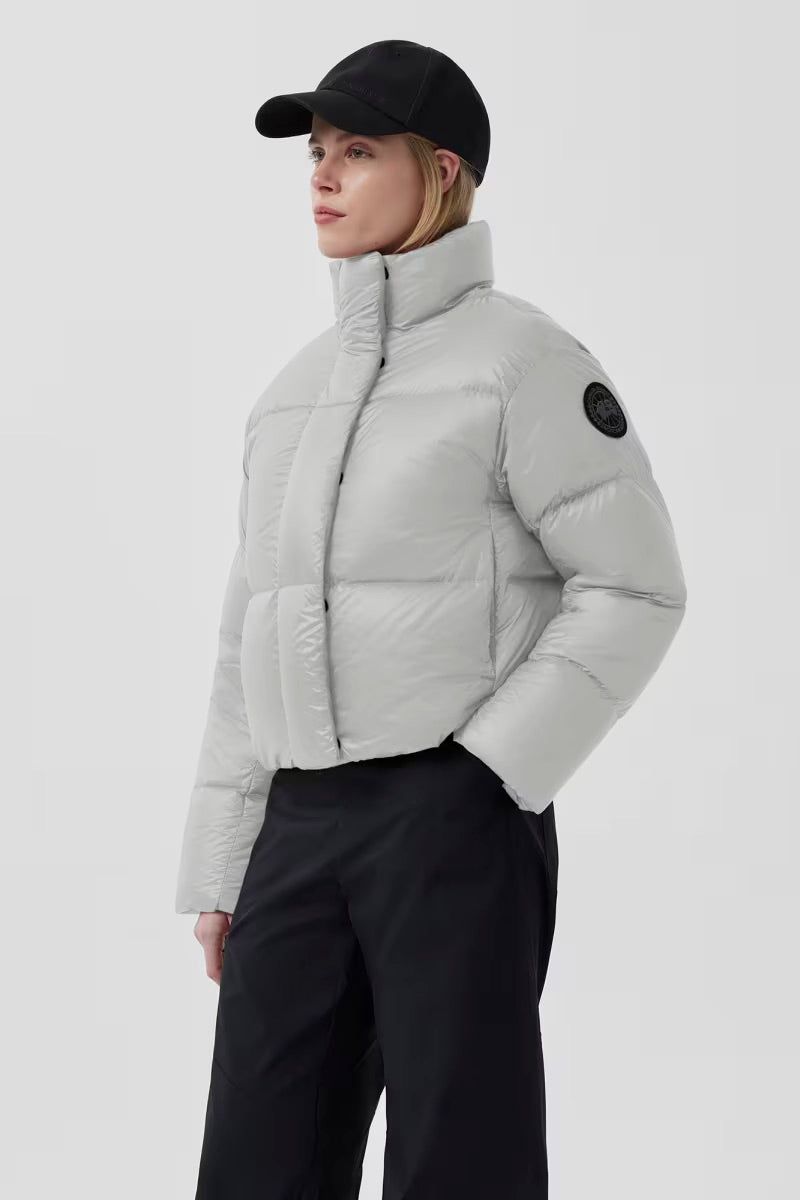 CANADA GOOSE - Women Black Label Cypress Cropped Puffer