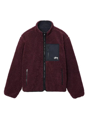 STUSSY - Men Sherpa Reversible Jacket