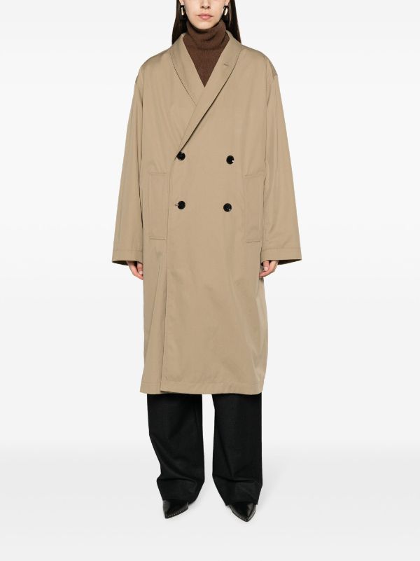 LEMAIRE Men Wrap Collar Trench Coat – Atelier New York