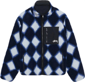 STUSSY - Men Sherpa Reversible Stamp Jacket