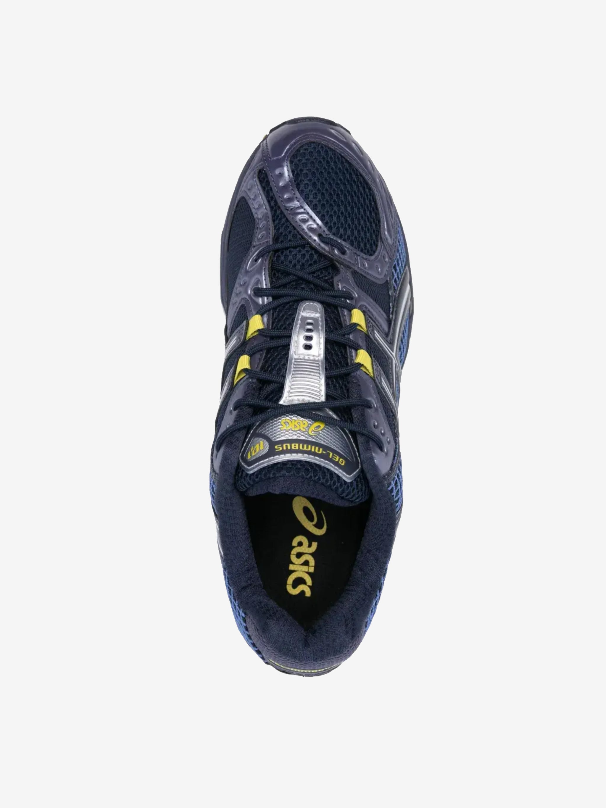 Navy sneaker, top view