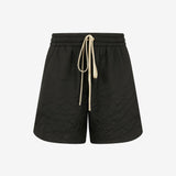 Black short, front view