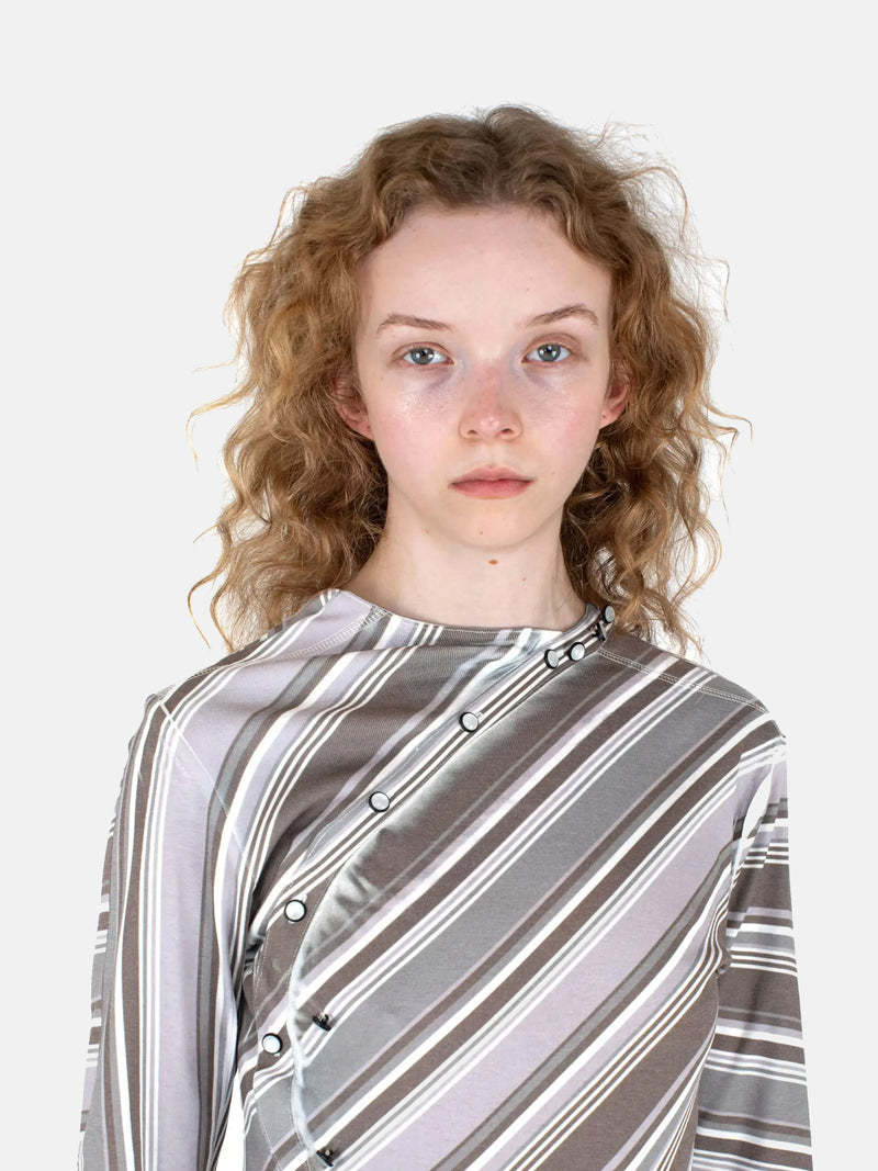 KIKO KOSTADINOV X LEVIS - Women Diagonal Printed Jersey Top