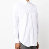 THOM BROWNE - Men Classic Oxford Shirt With Grosgrain Placket