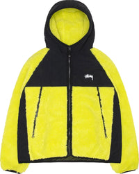 STUSSY - Men Sherpa Paneled Hooded Jacket