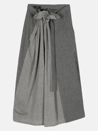 Y'S - Women U-Double Belted Skirt