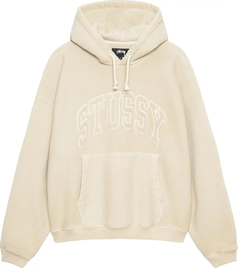 STUSSY - Men Embroidered Relaxed Hoodie