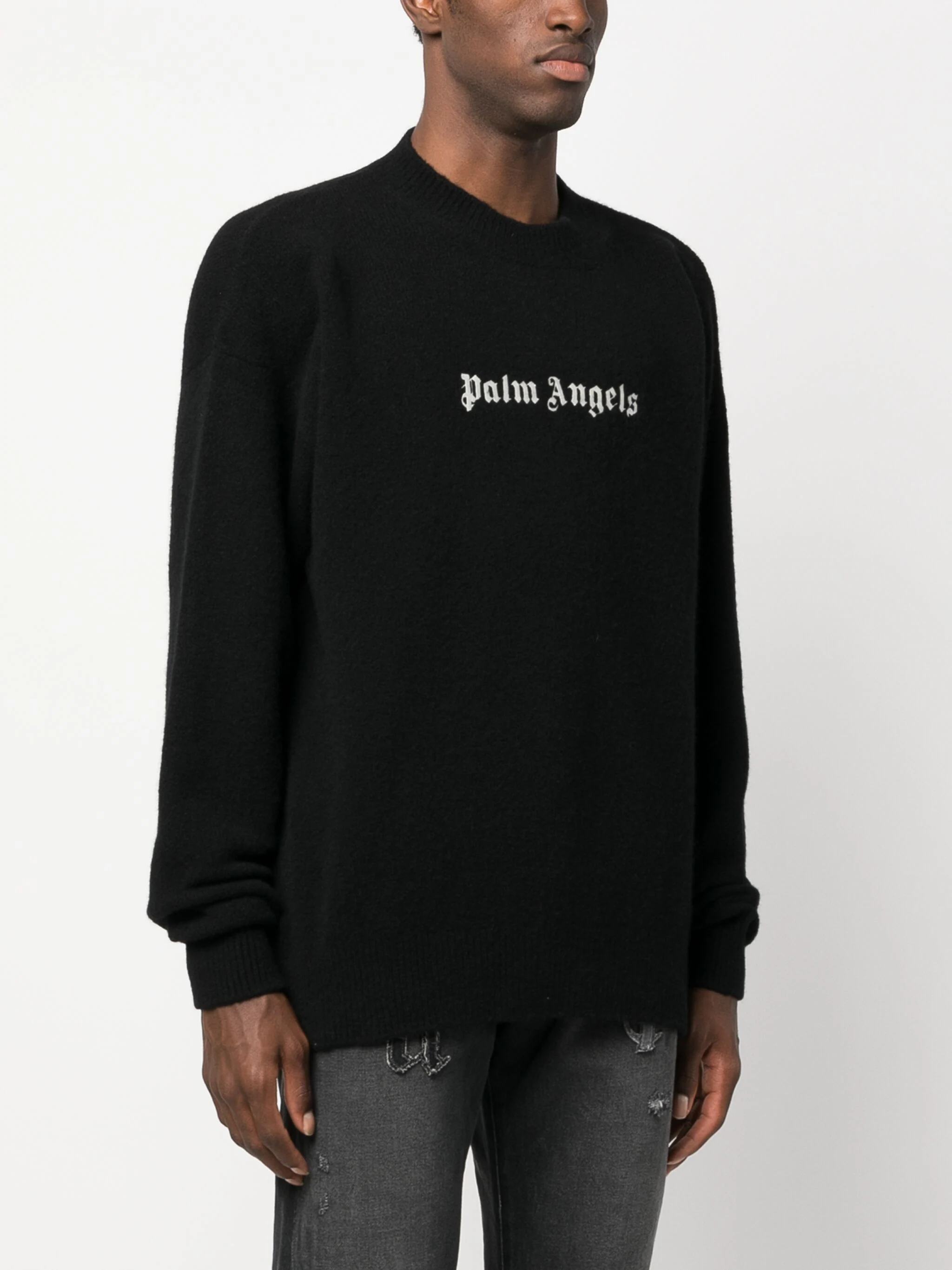 PALM ANGELS Men Classic Logo Sweater – Atelier New York