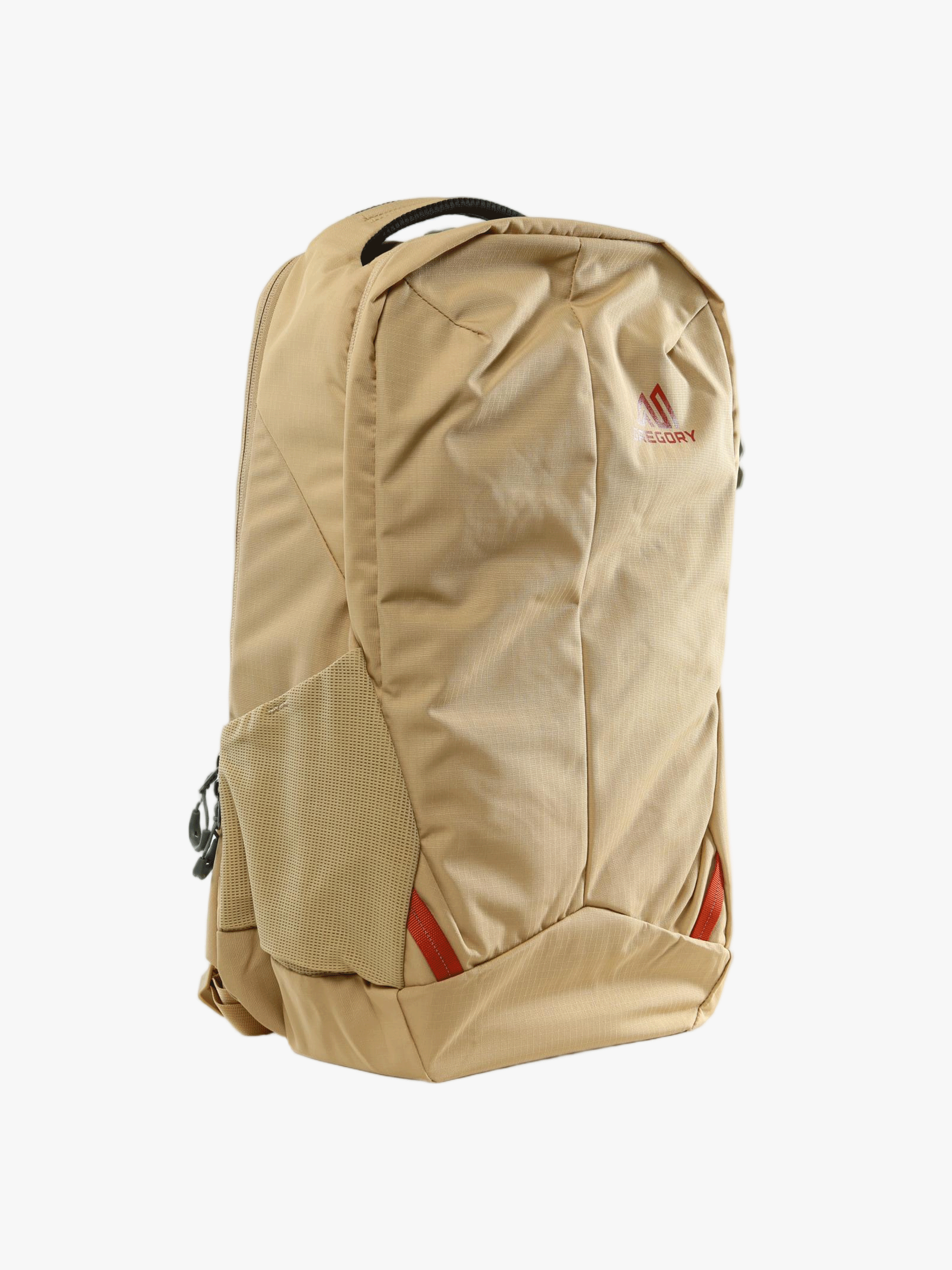 Tan bag, front view