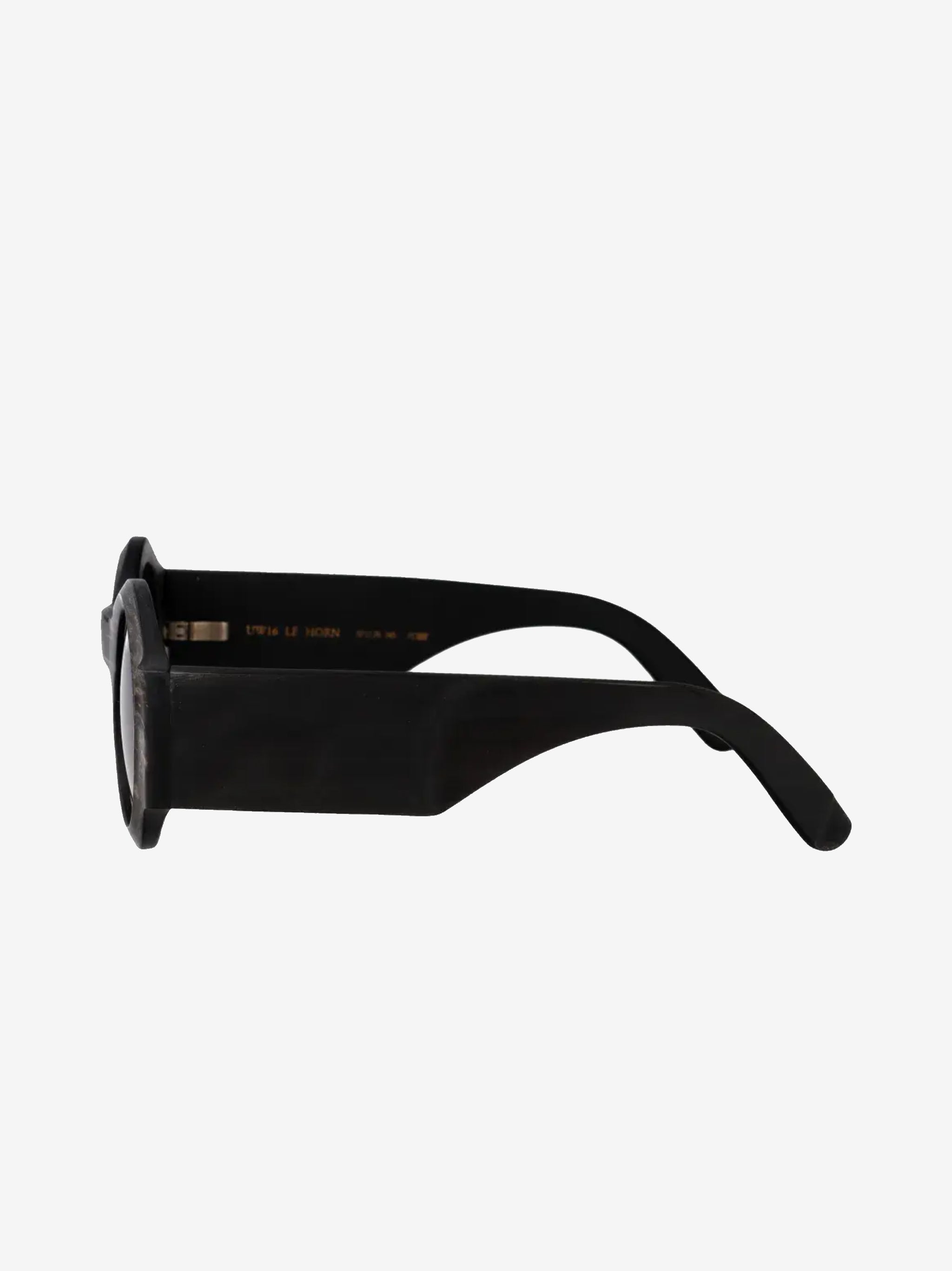 Black eyewear,side view