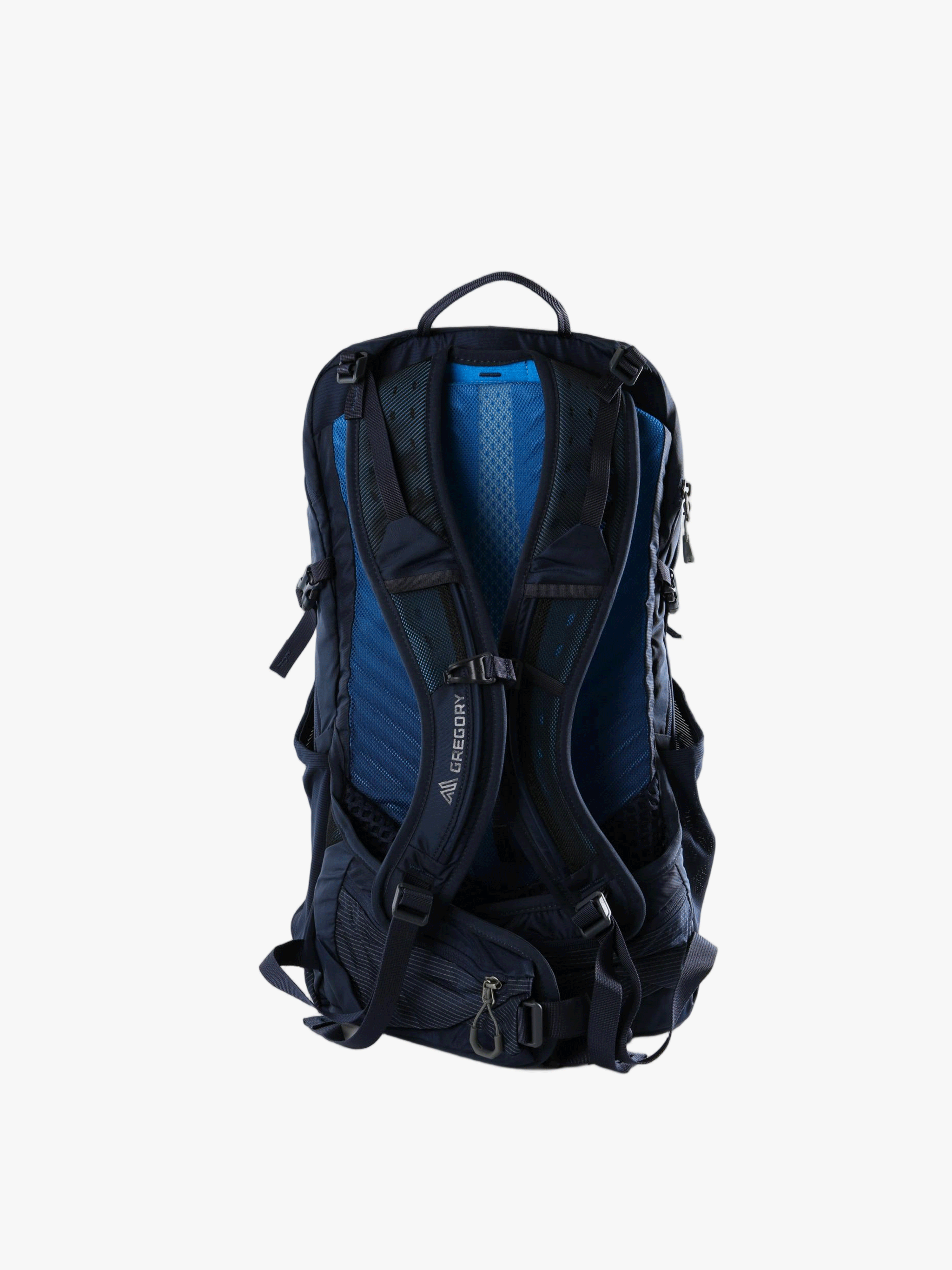 Navy bag, back view