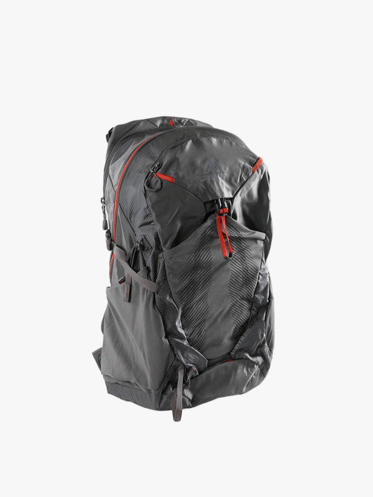 Grey bag, front view