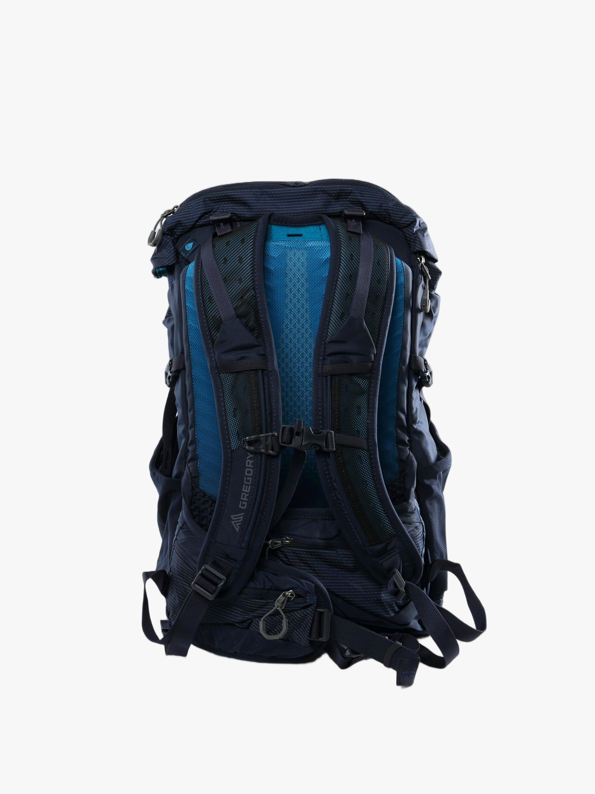 Navy bag, back view