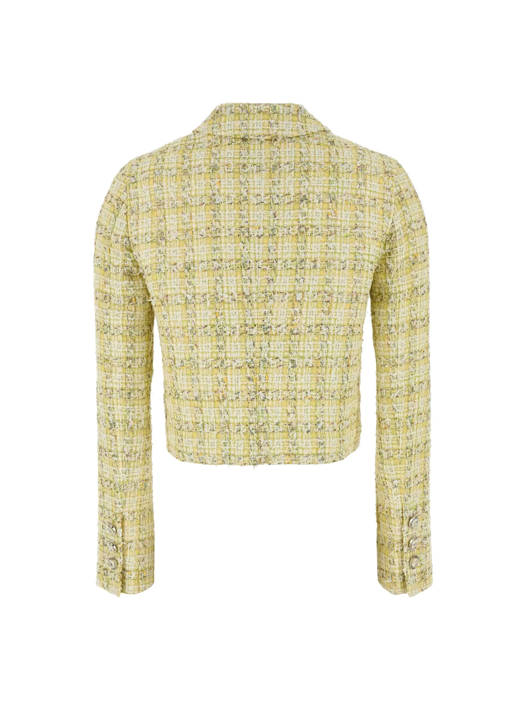 VERSACE - Women Cotton Mix Fancy Tweed Informal Jacket