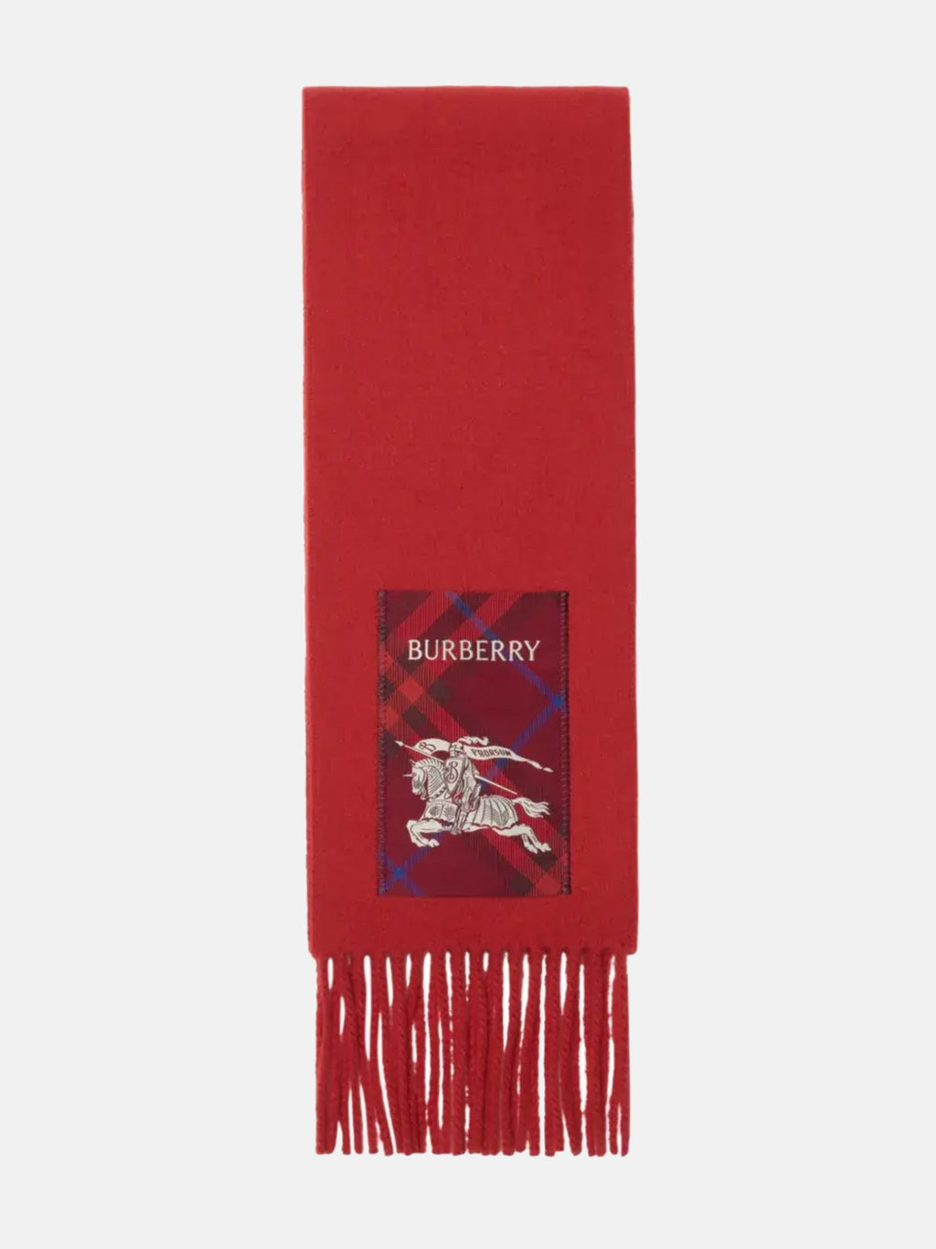 BURBERRY - Unisex Solid Label Scarf