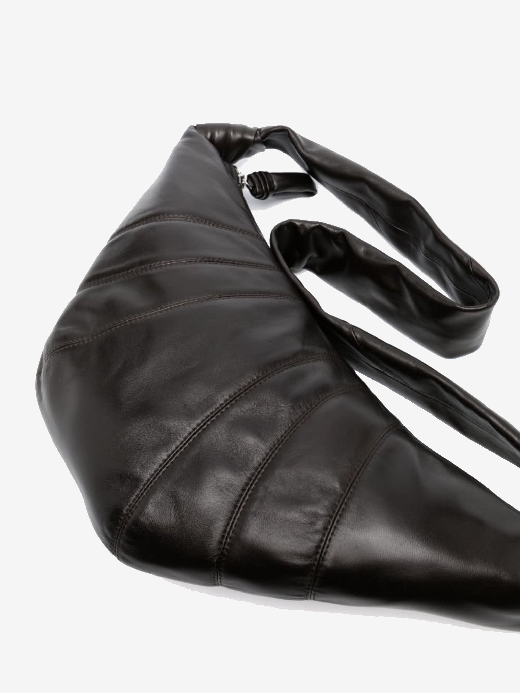 バッグ lemaire Medium Croissant Bag Lemaire - Medium Croissant Bag in Dark Chocolate – Stoy