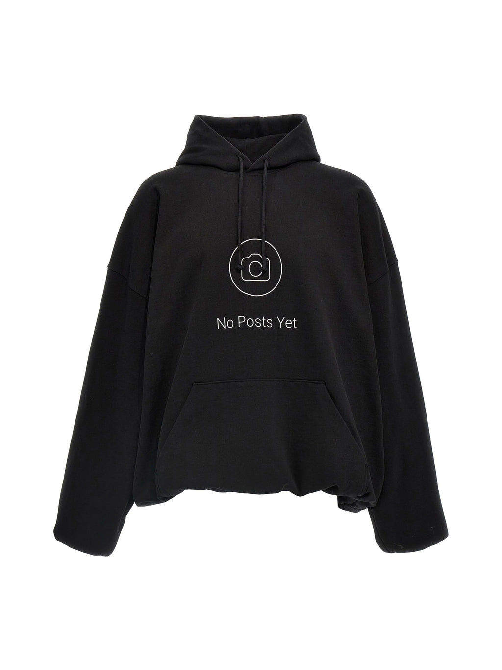 VETEMENTS - Unisex No Posts Cropped Boxy Hoodie