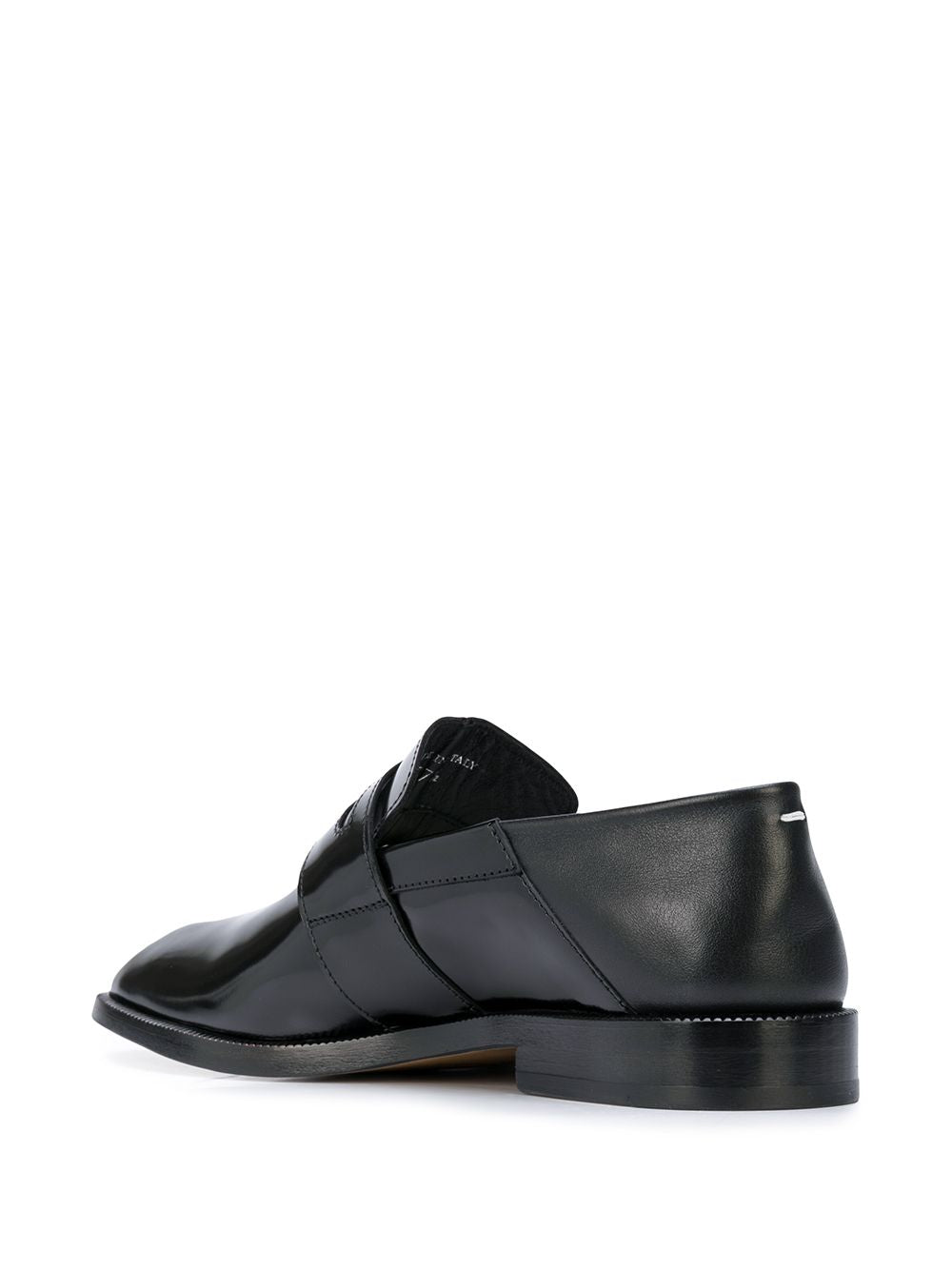 black shoes, side view