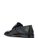 black shoes, side view