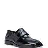 black shoes, side view