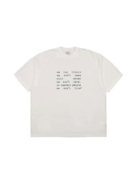 VETEMENTS - Unisex We Buy Things Oversized T-shirt