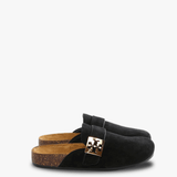 Black sandal,front view