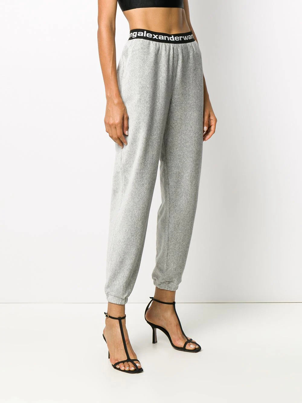 alexanderwang t logo elastic pants