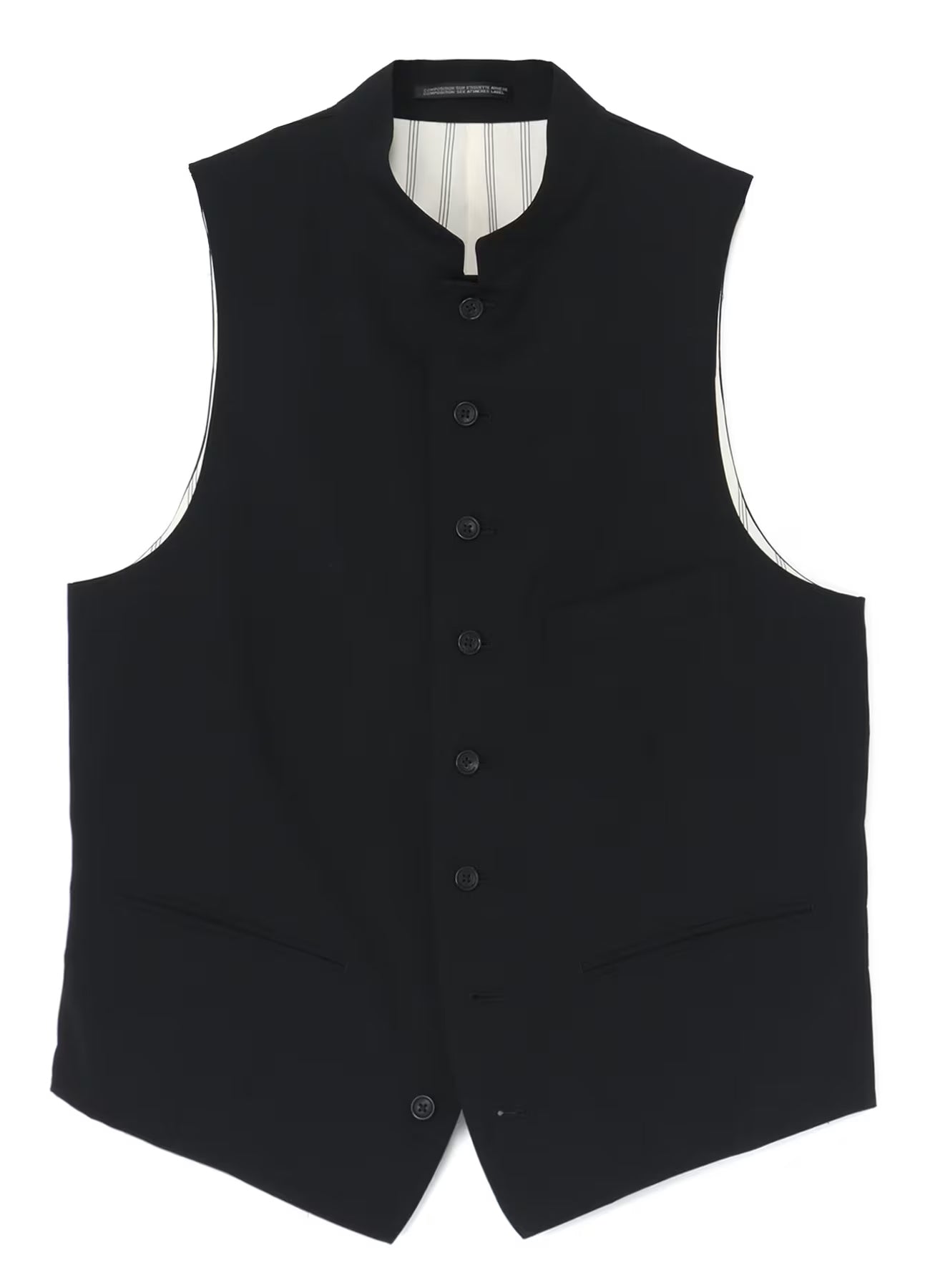 YOHJI YAMAMOTO POUR HOMME Y-Stand Collar Vest – Atelier New York