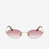 Pink sunglasses, front view